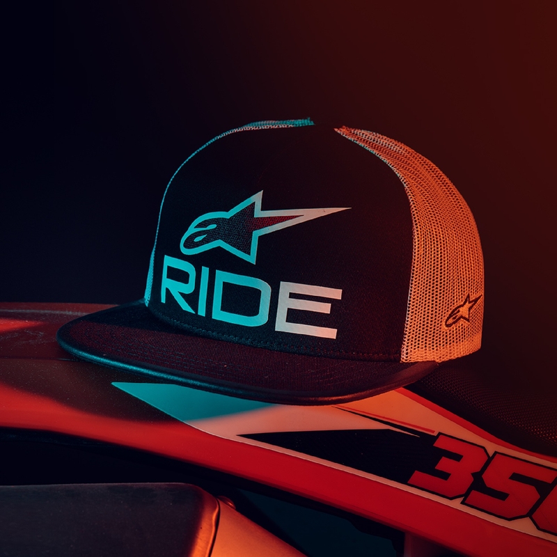 Alpinestars Ride 4.0 ER müts must, valge ja punane