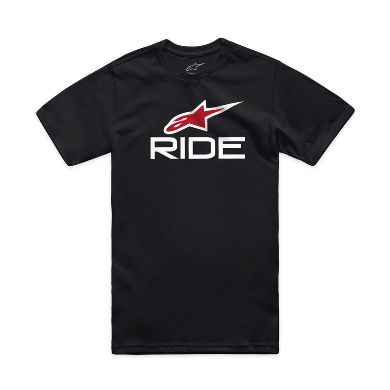 T-särk Alpinestars Ride 4.0 CSF must-valge-punane