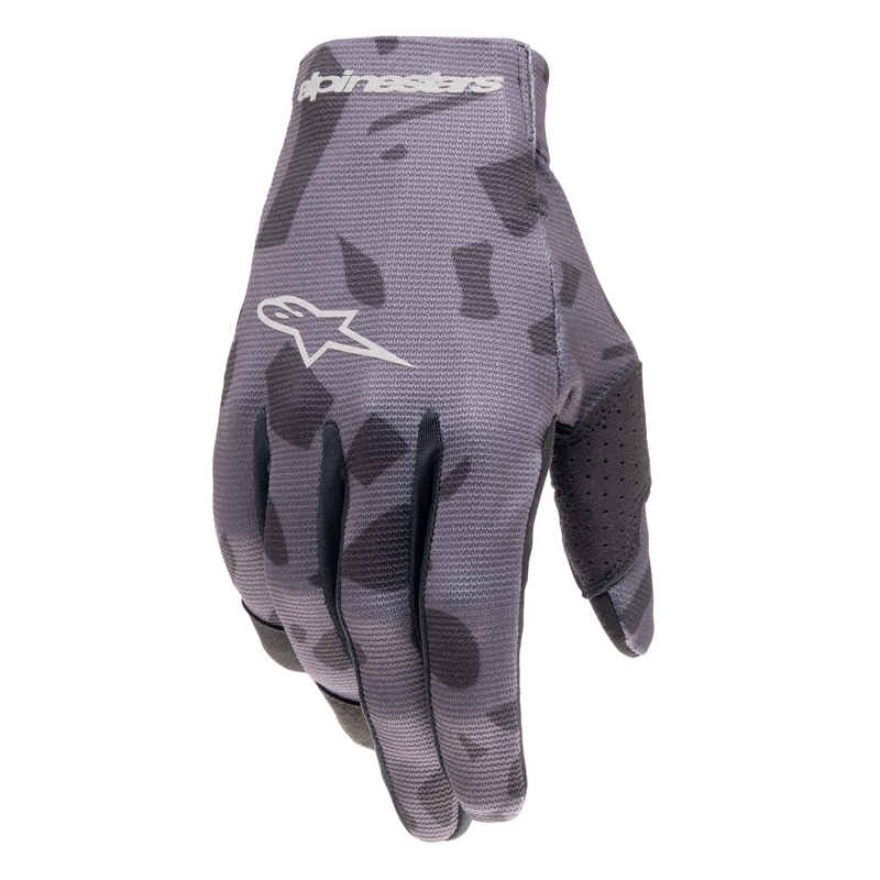 Motokrosové rukavice Alpinestars Radar šedá camo-černé