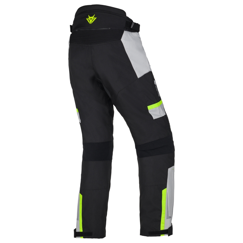 Mootorrattapüksid RSA EXO 2 must-hall-fluo kollane