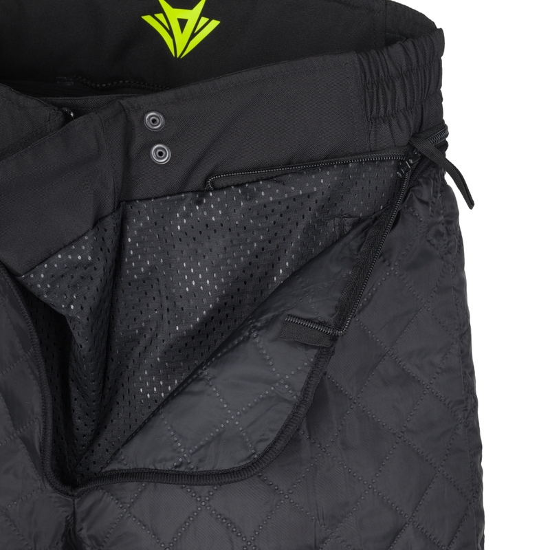 Mootorrattapüksid RSA EXO 2 must-hall-fluo kollane