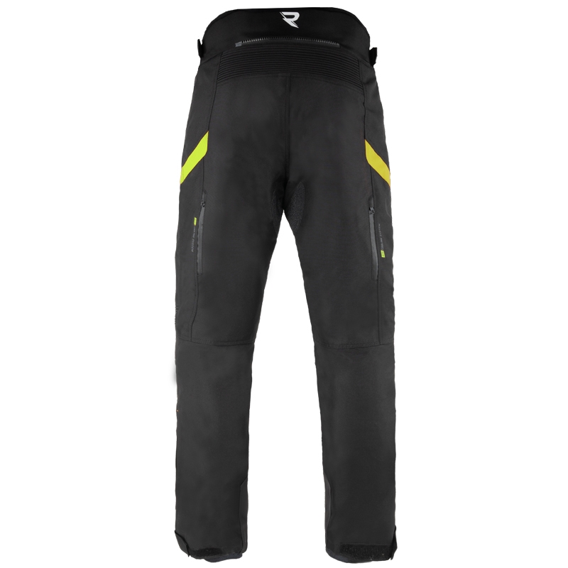 Street Racer Vix mustad ja fluo kollased mootorrattapüksid