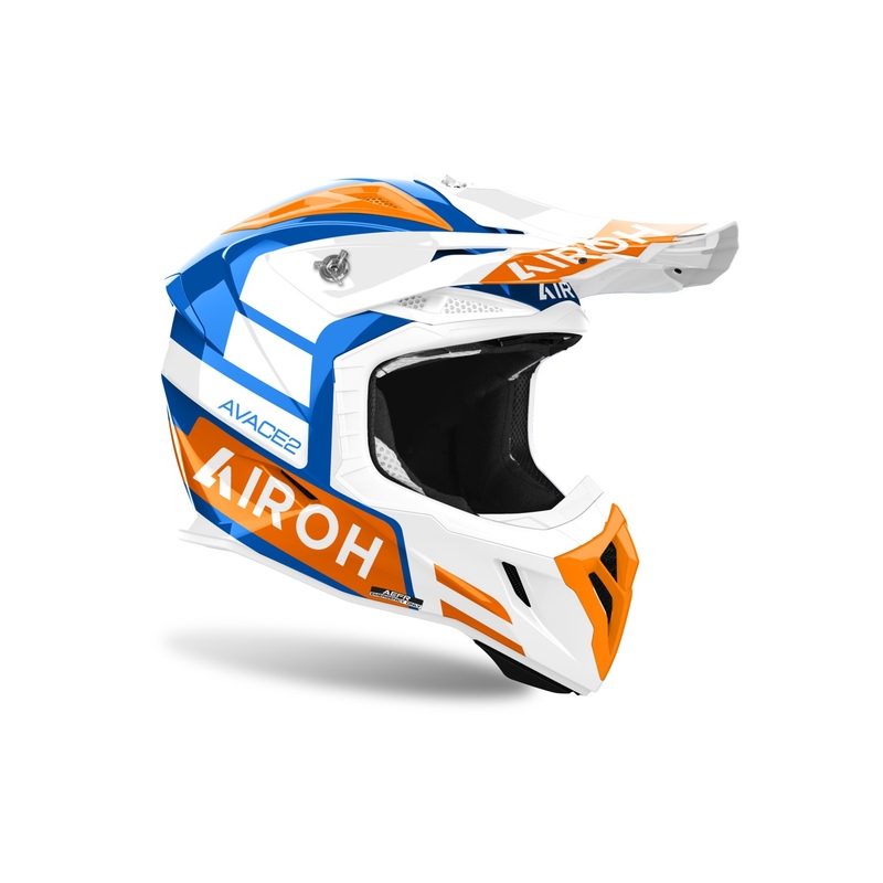Motokrossi kiiver Airoh Aviator Ace 2 Sake läikiv oranž