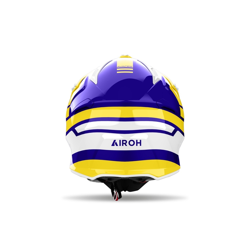 Motokrossi kiiver Airoh Aviator Ace 2 Sake läikiv kollane