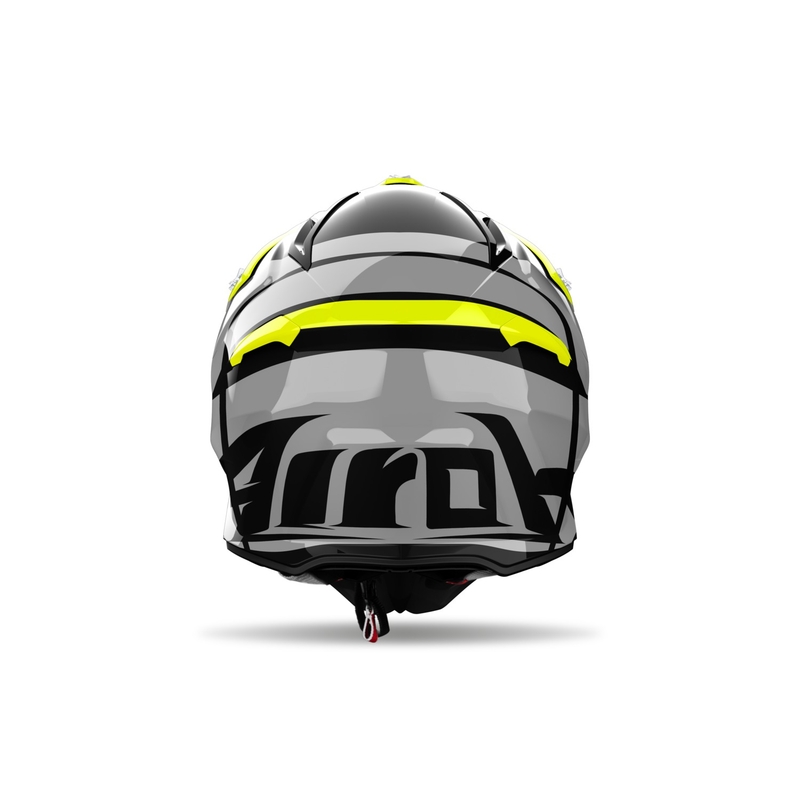 Motokrossikiiver Airoh Aviator Ace 2 Engine läikiv kollane