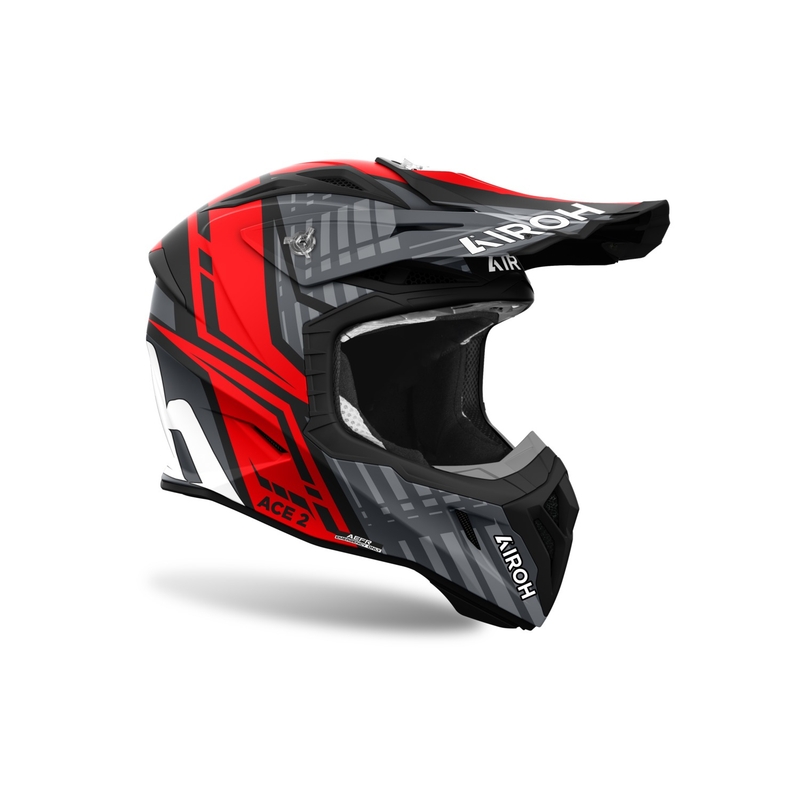 Motokrossikiiver Airoh Aviator Ace 2 Proud matt punane