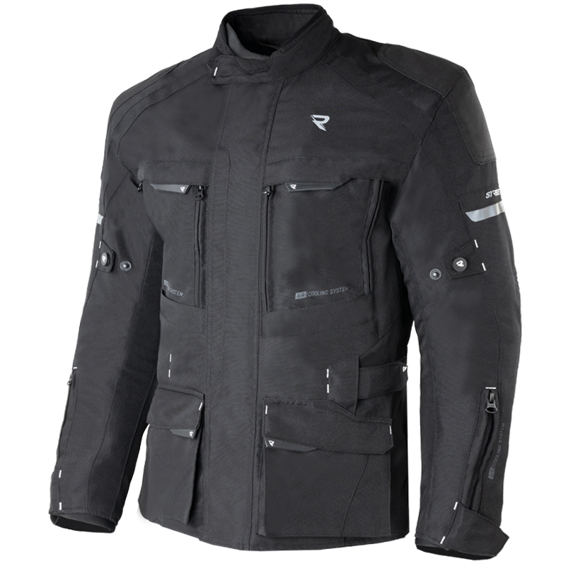 Street Racer Rocket Must mootorratta jakk