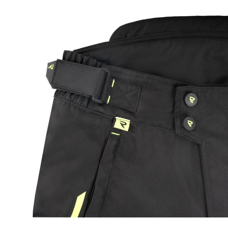 Street Racer Flex EVO mootorratta püksid must-fluo kollane