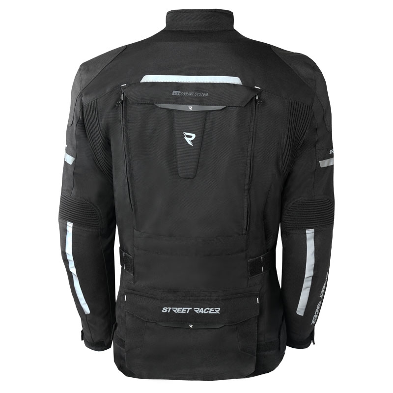 Street Racer Rocket Must mootorratta jakk