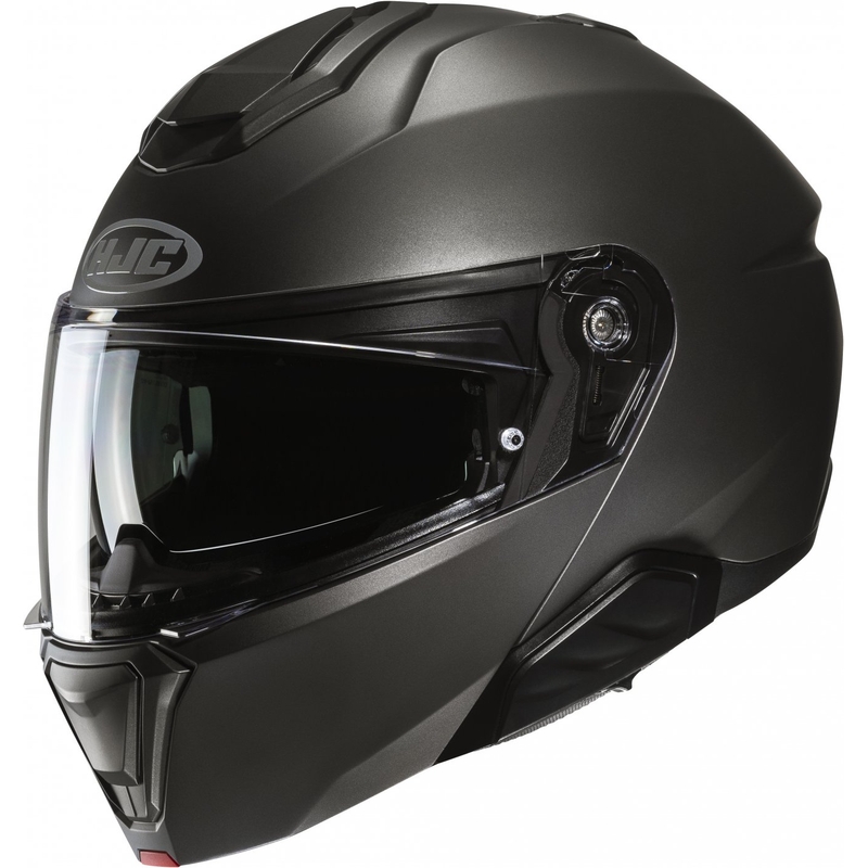 HJC i91 Solid semi flat titaanist flip-up mootorratta kiiver