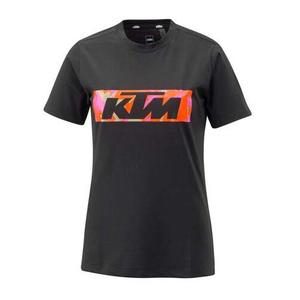 Naiste KTM Camo Tee must allahindlus
