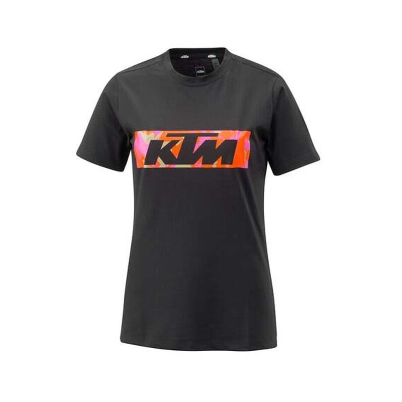 Naiste KTM Camo Tee must allahindlus