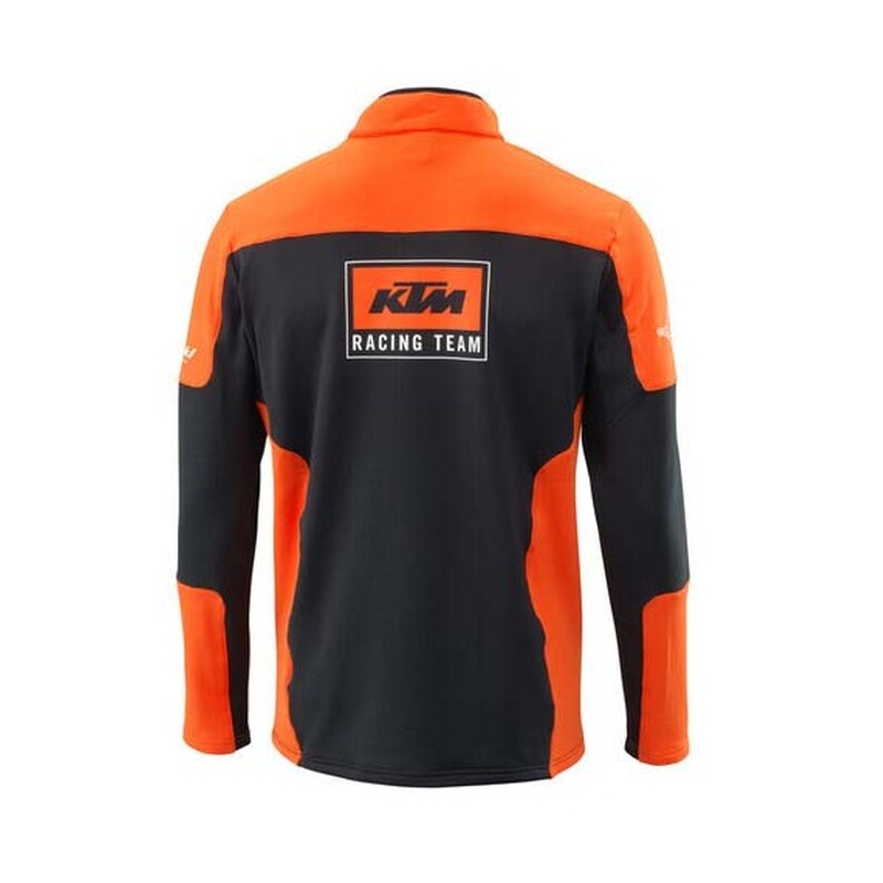 Kapuutsiga KTM Team Halfzip must-oranž