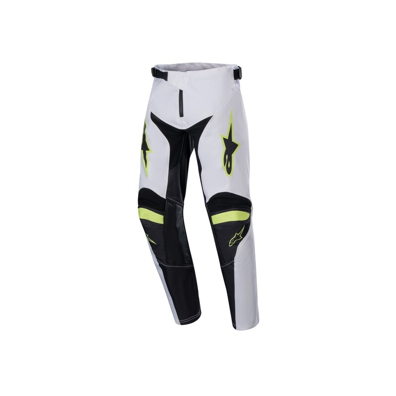 Alpinestars Racer Lucent laste motokrossipüksid valge-must-kollane