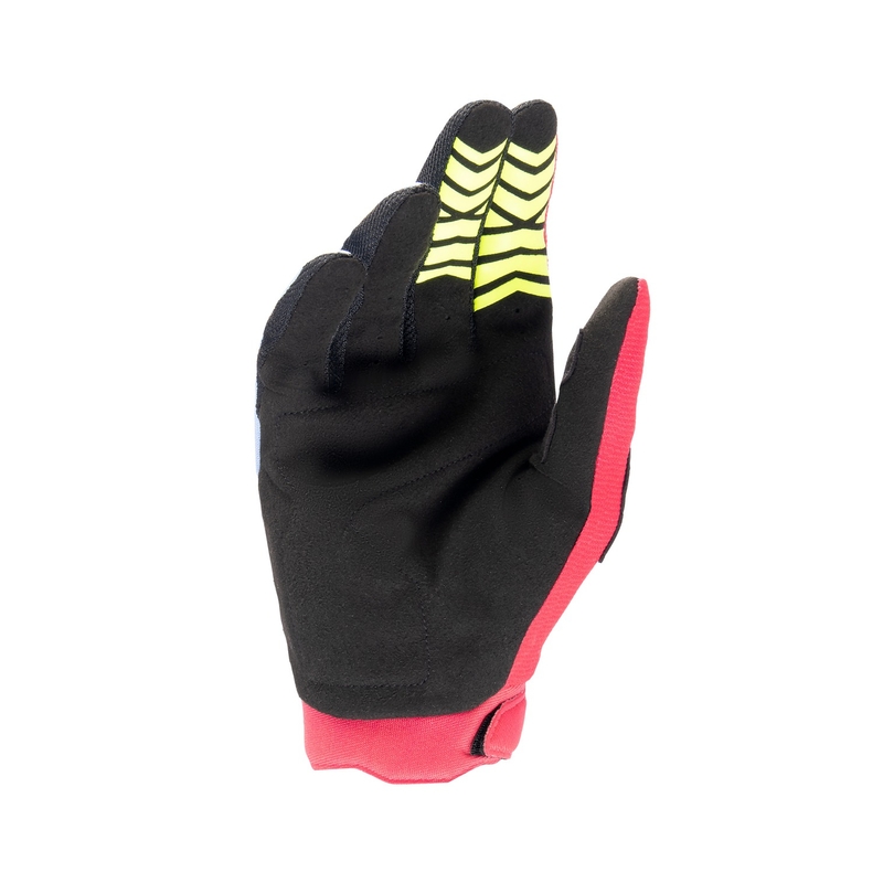 Alpinestars Full Bore 2024 laste motokrossikindad helesinine-punane-fluo kollane-mustad