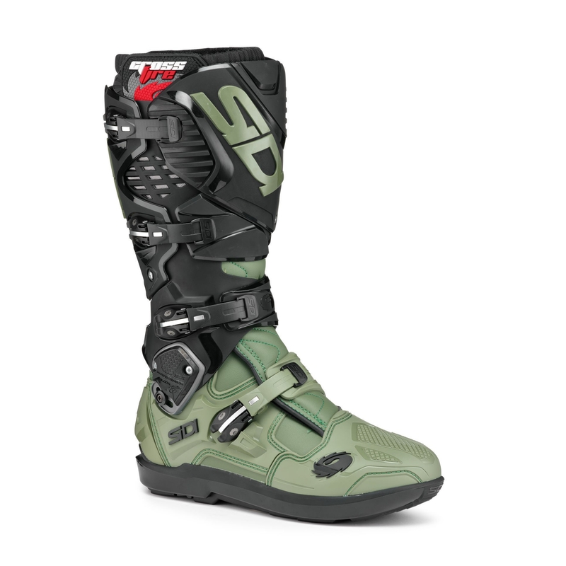 Mootorrattasaapad SIDI CROSSFIRE 3 SRS roheline-mustad