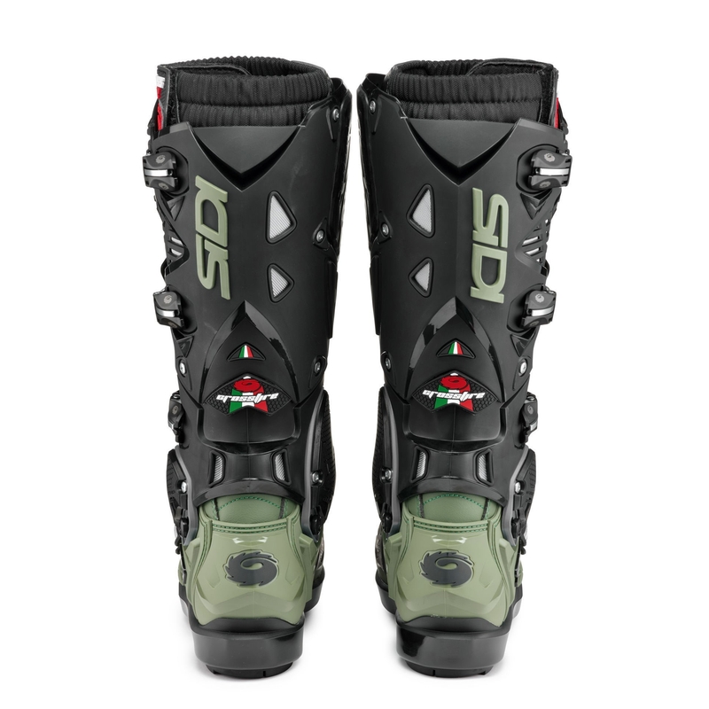 Mootorrattasaapad SIDI CROSSFIRE 3 SRS roheline-mustad