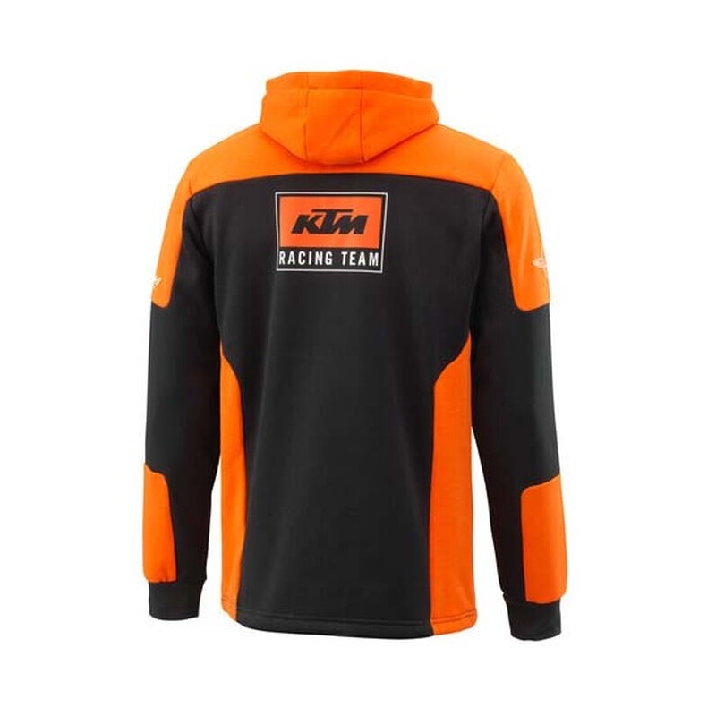 KTM Team Zip Hoodie must-oranž