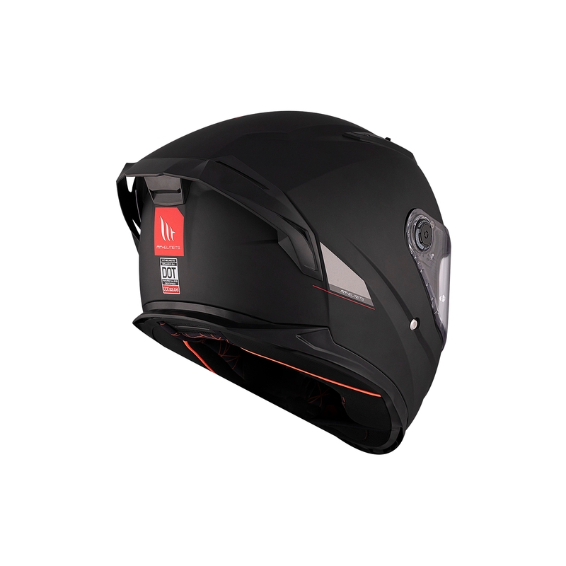 MT BRAKER SV SOLID A1 integreeritud mootorratta kiiver matt must