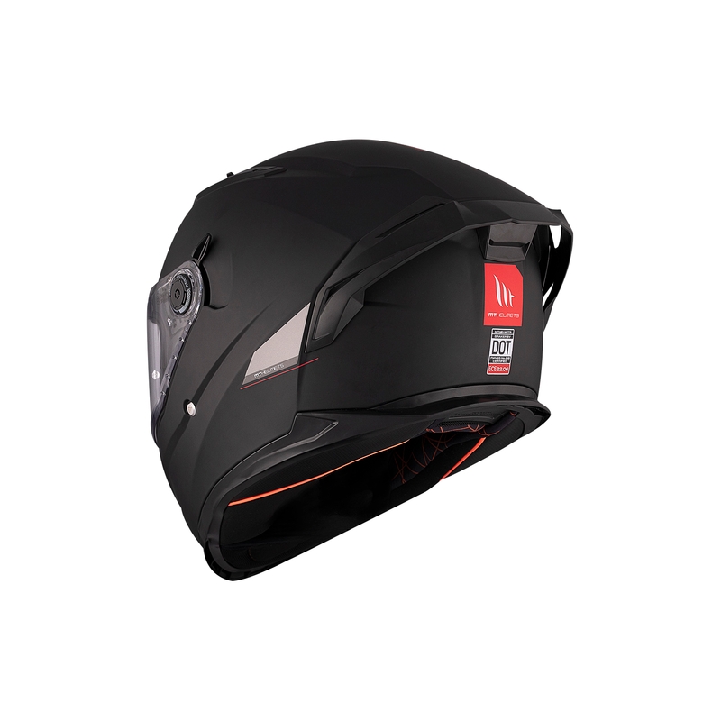 MT BRAKER SV SOLID A1 integreeritud mootorratta kiiver matt must