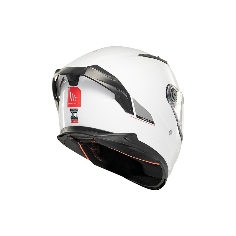 MT BRAKER SV SOLID A0 integreeritud mootorratta kiiver valge