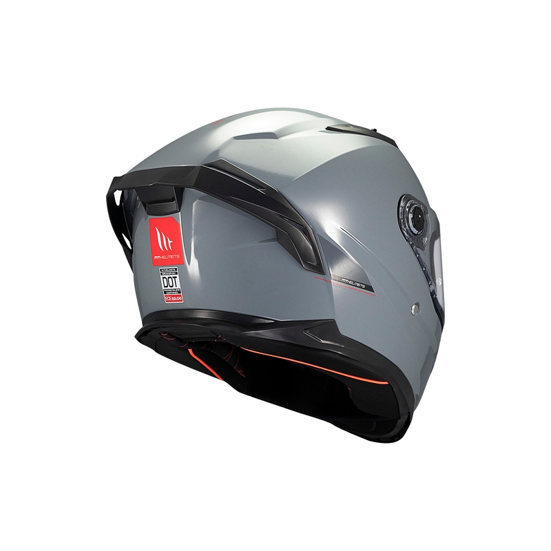 MT BRAKER SV SOLID A12 integreeritud mootorratta kiiver hall