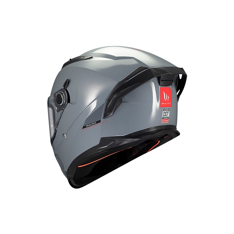 MT BRAKER SV SOLID A12 integreeritud mootorratta kiiver hall