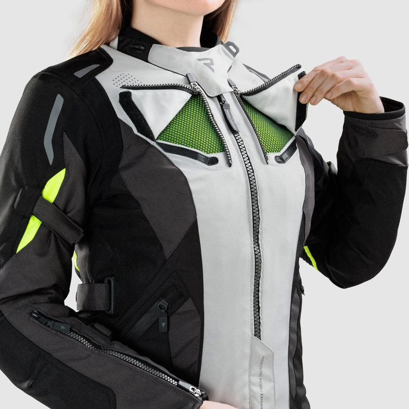 Naiste Rebelhorn Hiker IV must-hall-fluorokollane mootorratta jope