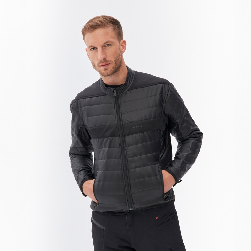 Rebelhorn Range antratsiit-must-fluo kollane mootorratta jakk