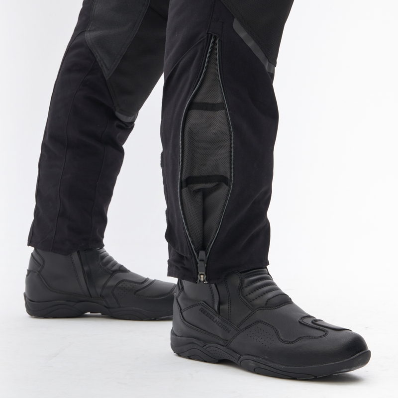 Rebelhorn Range Mustad mootorratta püksid