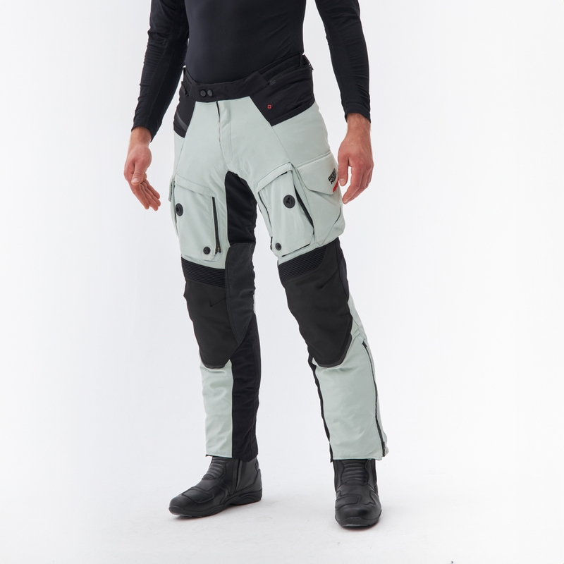 Rebelhorn Range Hall-must-punased mootorrattapüksid