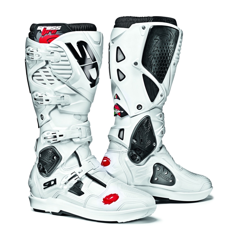 Mootorrattasaapad SIDI CROSSFIRE 3 SRS valge