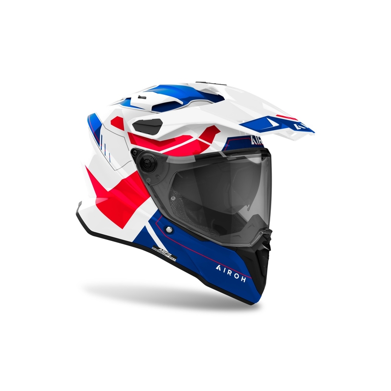Enduro kiiver Airoh Commander 2 Reveal läikiv sini-punane
