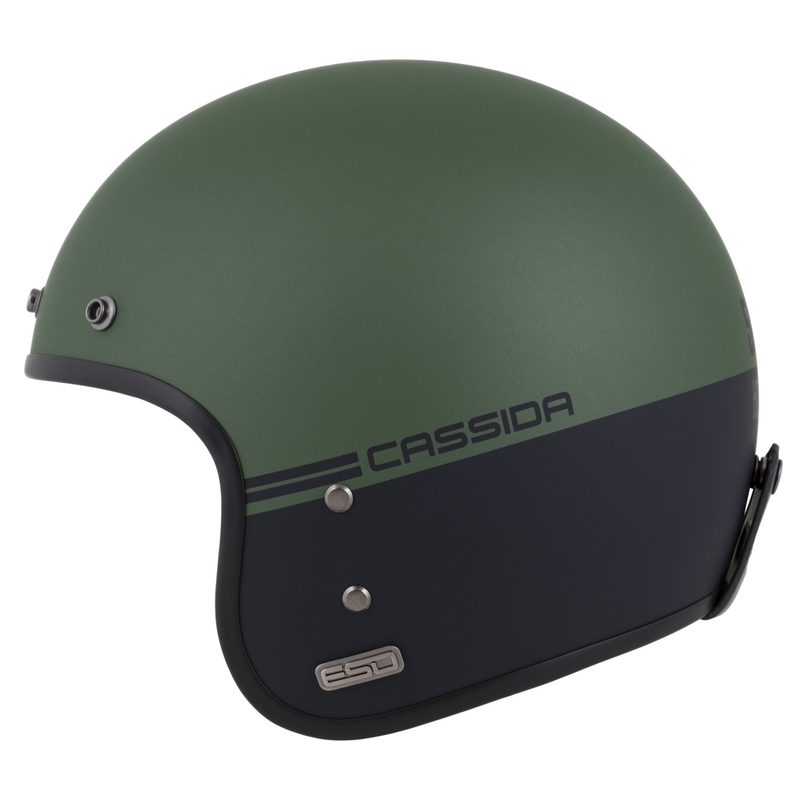 Avatud kiiver Cassida Ace Super Hooligan must matt-metalliline roheline