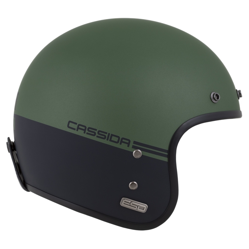 Avatud kiiver Cassida Ace Super Hooligan must matt-metalliline roheline