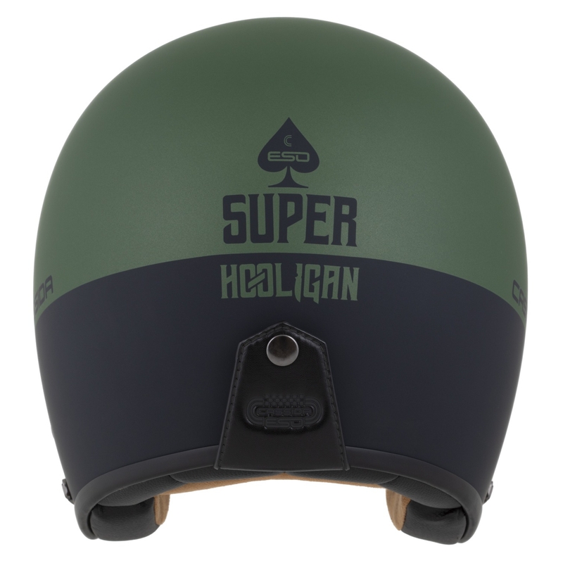 Avatud kiiver Cassida Ace Super Hooligan must matt-metalliline roheline