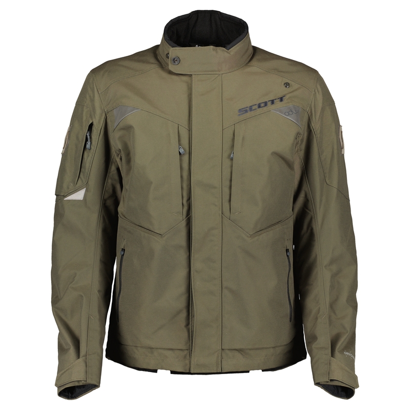 Mootorratta jope SCOTT ADV TERRAIN DRYO must-roheline