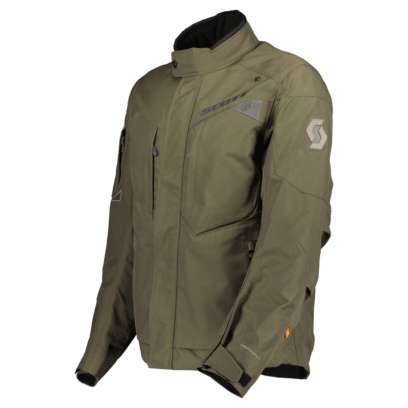 Mootorratta jope SCOTT ADV TERRAIN DRYO must-roheline