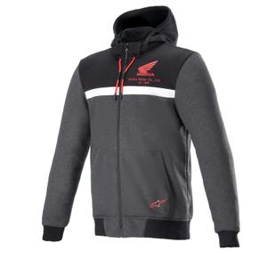 Alpinestars Chrome Street Hoodie Honda must-hall-punane