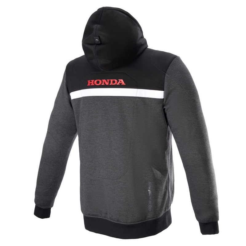 Alpinestars Chrome Street Hoodie Honda must-hall-punane