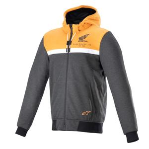 Alpinestars Chrome Street Hoodie Honda must-halli-oranž