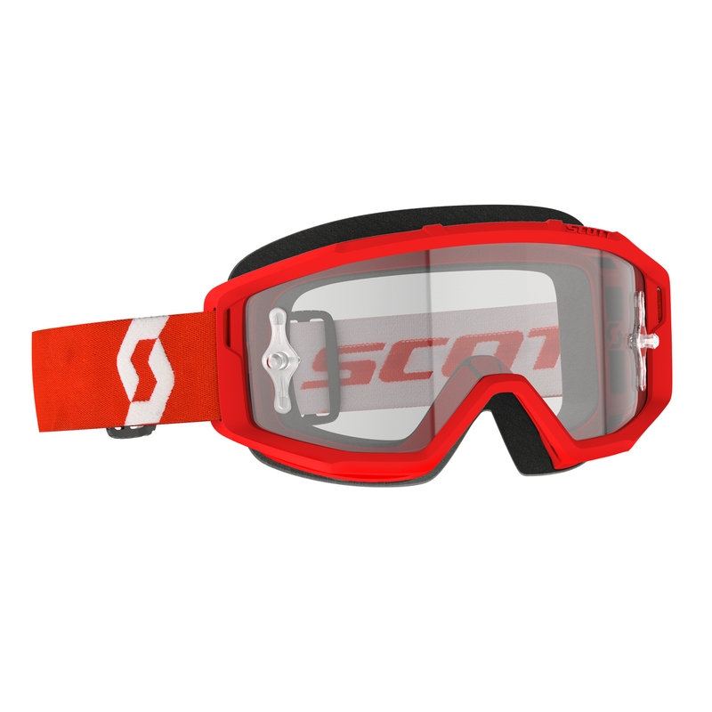 Motokross prillid SCOTT PRIMAL CLEAR punane ja valge