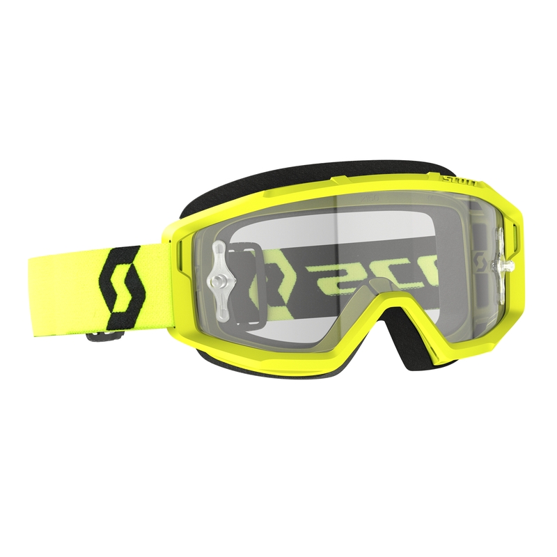 Motokross prillid SCOTT PRIMAL CLEAR must-fluo kollane