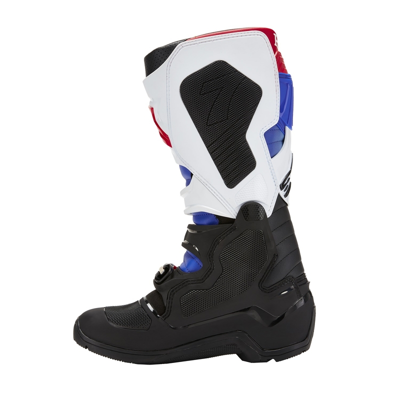 Alpinestars Tech 7 Enduro Drystar Honda must-sinine-valge-punane mootorratta saapad