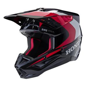 Alpinestars S-M5 Honda motokrossikiiver must-punahall