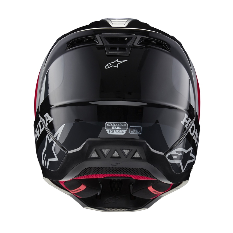 Alpinestars S-M5 Honda motokrossikiiver must-punahall
