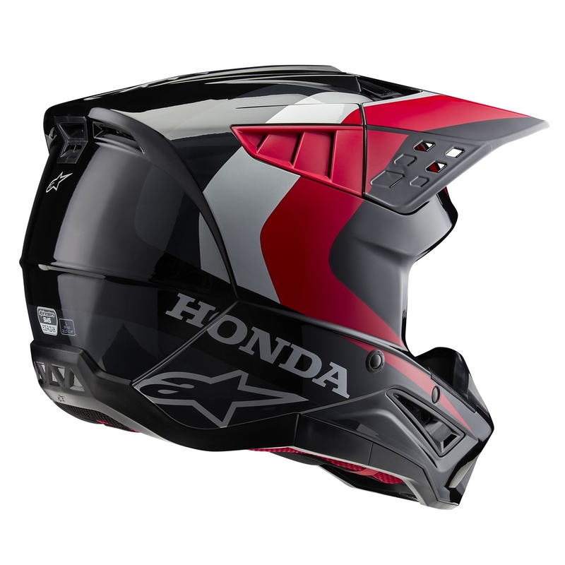 Alpinestars S-M5 Honda motokrossikiiver must-punahall
