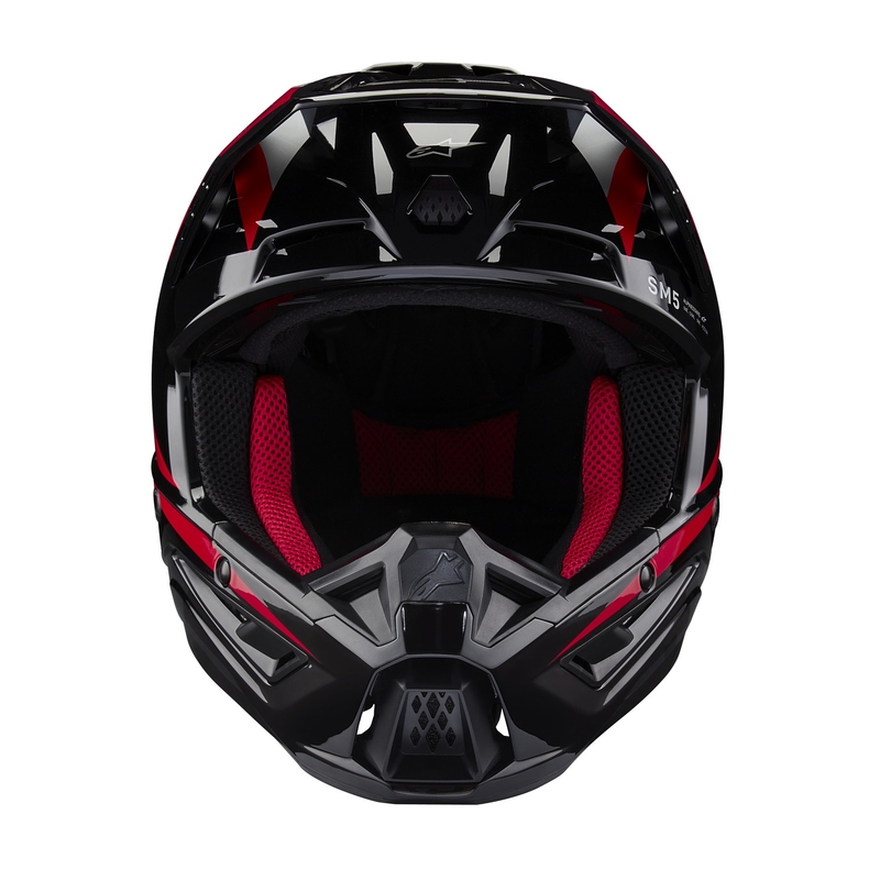 Alpinestars S-M5 Honda motokrossikiiver must-punahall