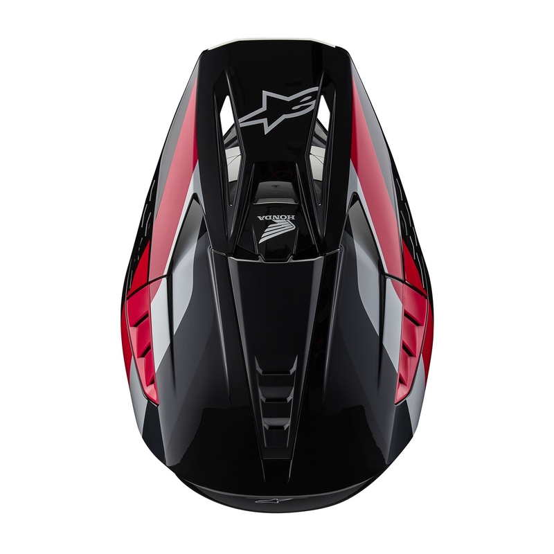Alpinestars S-M5 Honda motokrossikiiver must-punahall