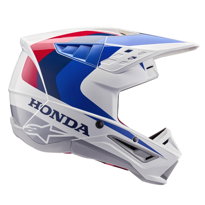 Alpinestars S-M5 Honda motokrossikiiver valge-sinine-punane